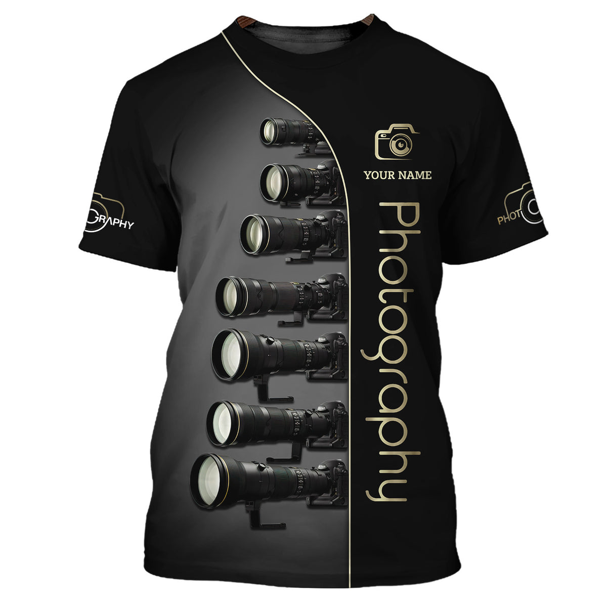 Love Camera Shirt Photography 3D Full Print Tshirt Gift For Photographers