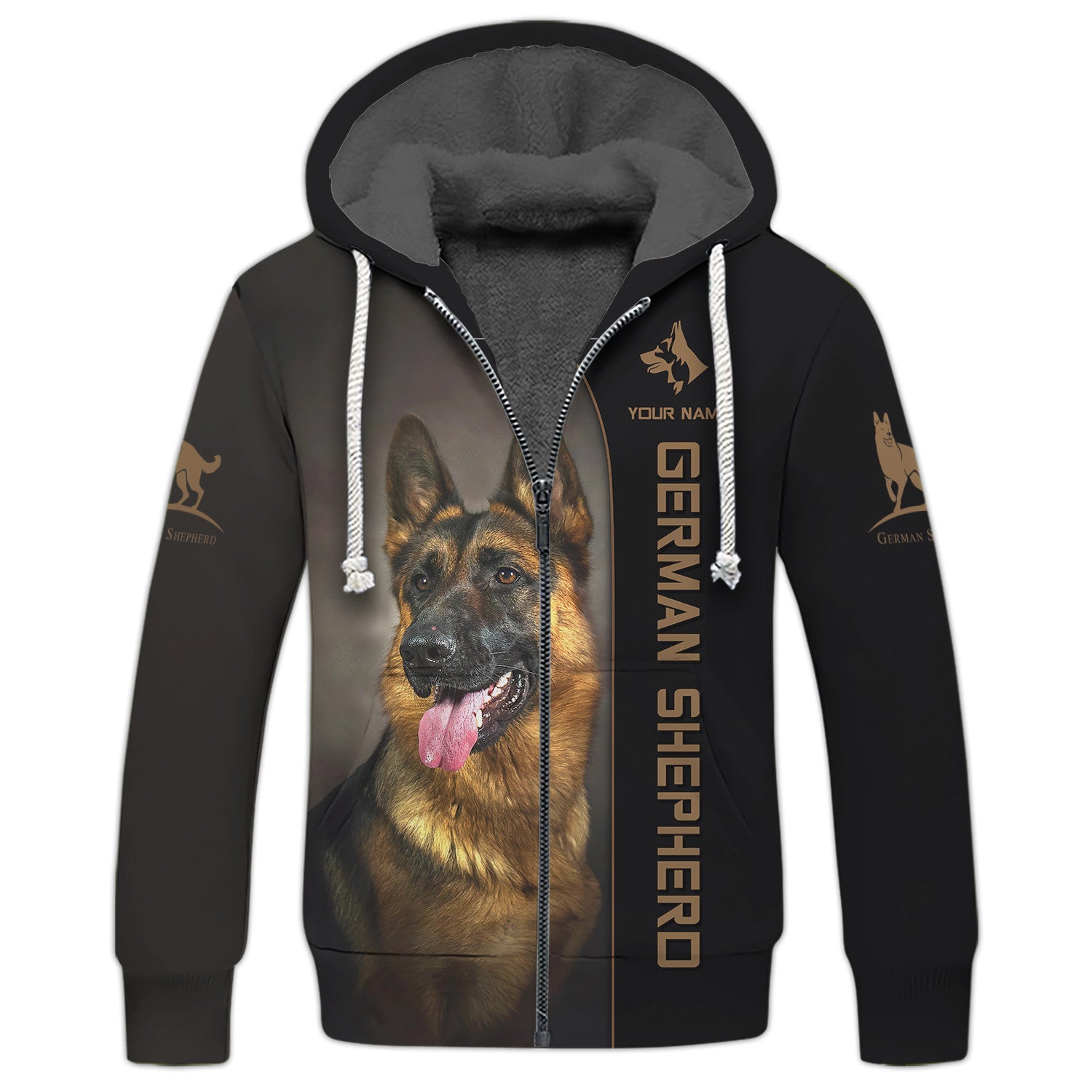 Love German Shepherd Tee Shirt Custom German Shepherd Personalized Name 3D Tshirt