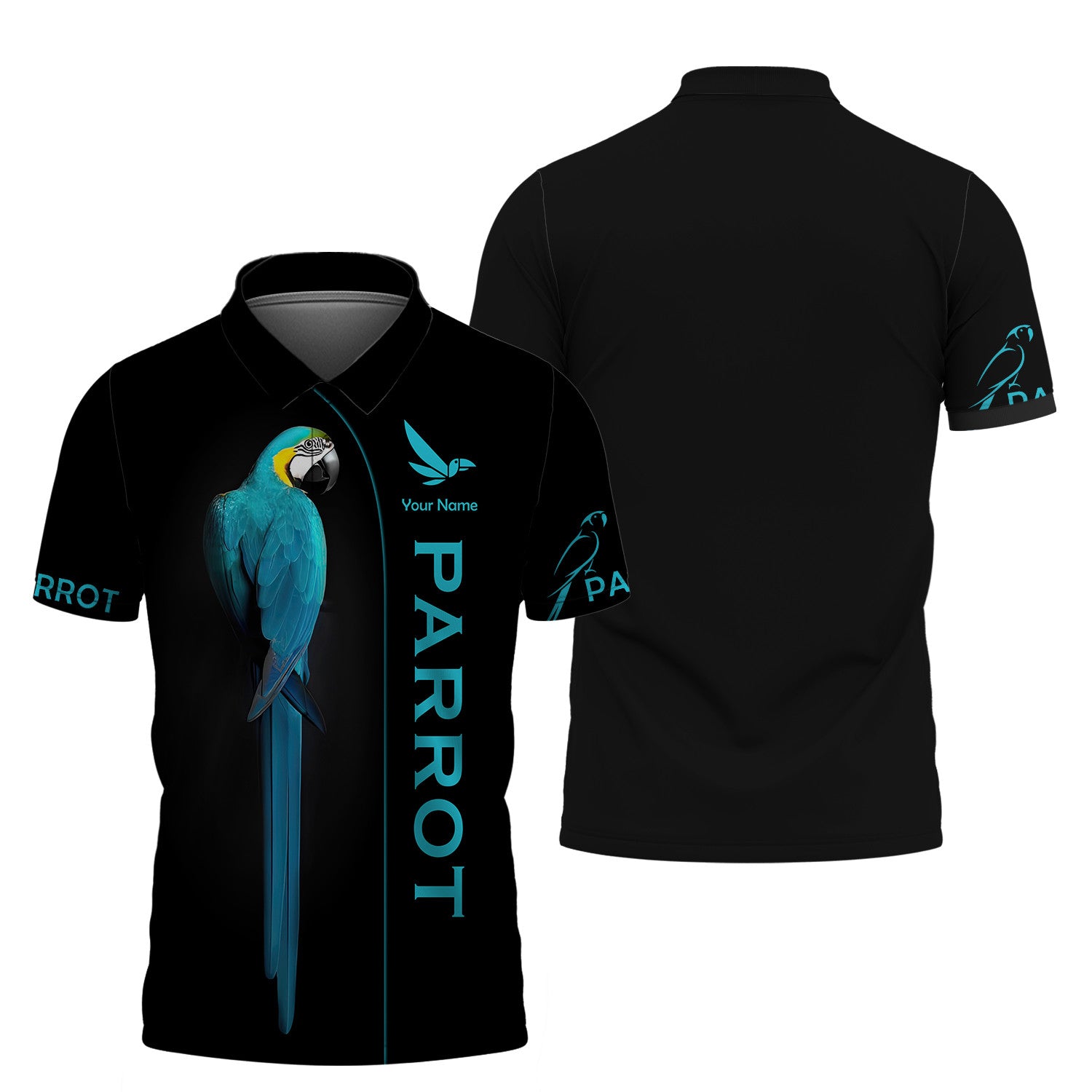 Beautiful Parrot Personalized Name 3D Shirts Gift For Parrot Lovers