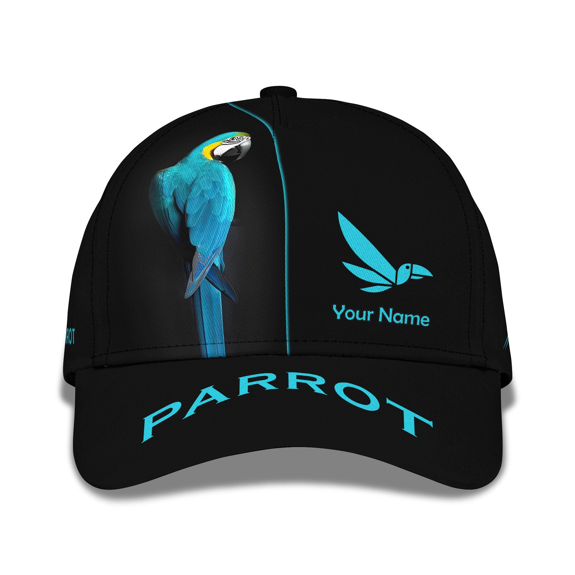 Beautiful Parrot Personalized Name 3D Zipper Hoodie Gift For Parrot Lovers