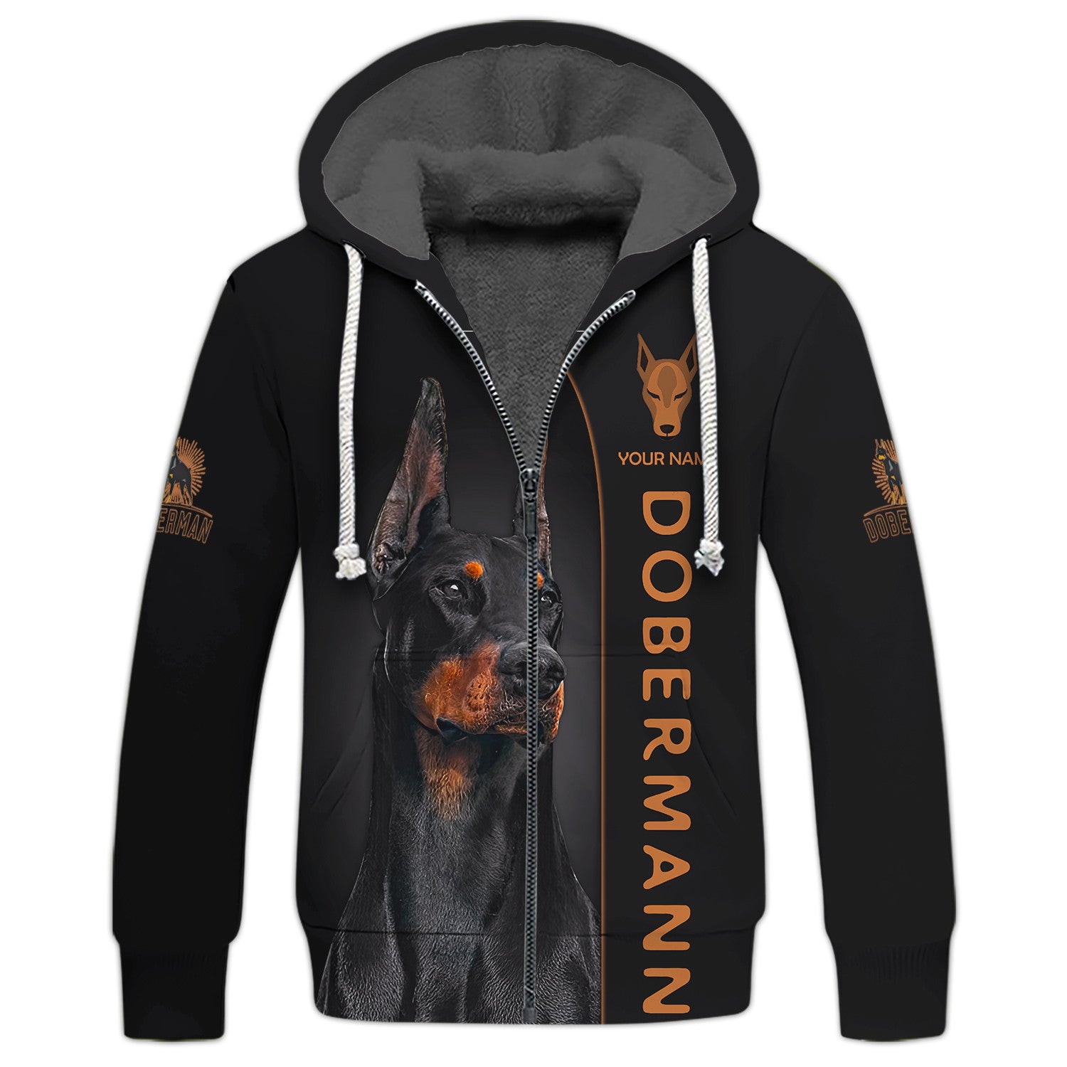 Beautiful Dobermann Personalized Name 3D Shirts Gift For Dobermann Pinscher Lovers