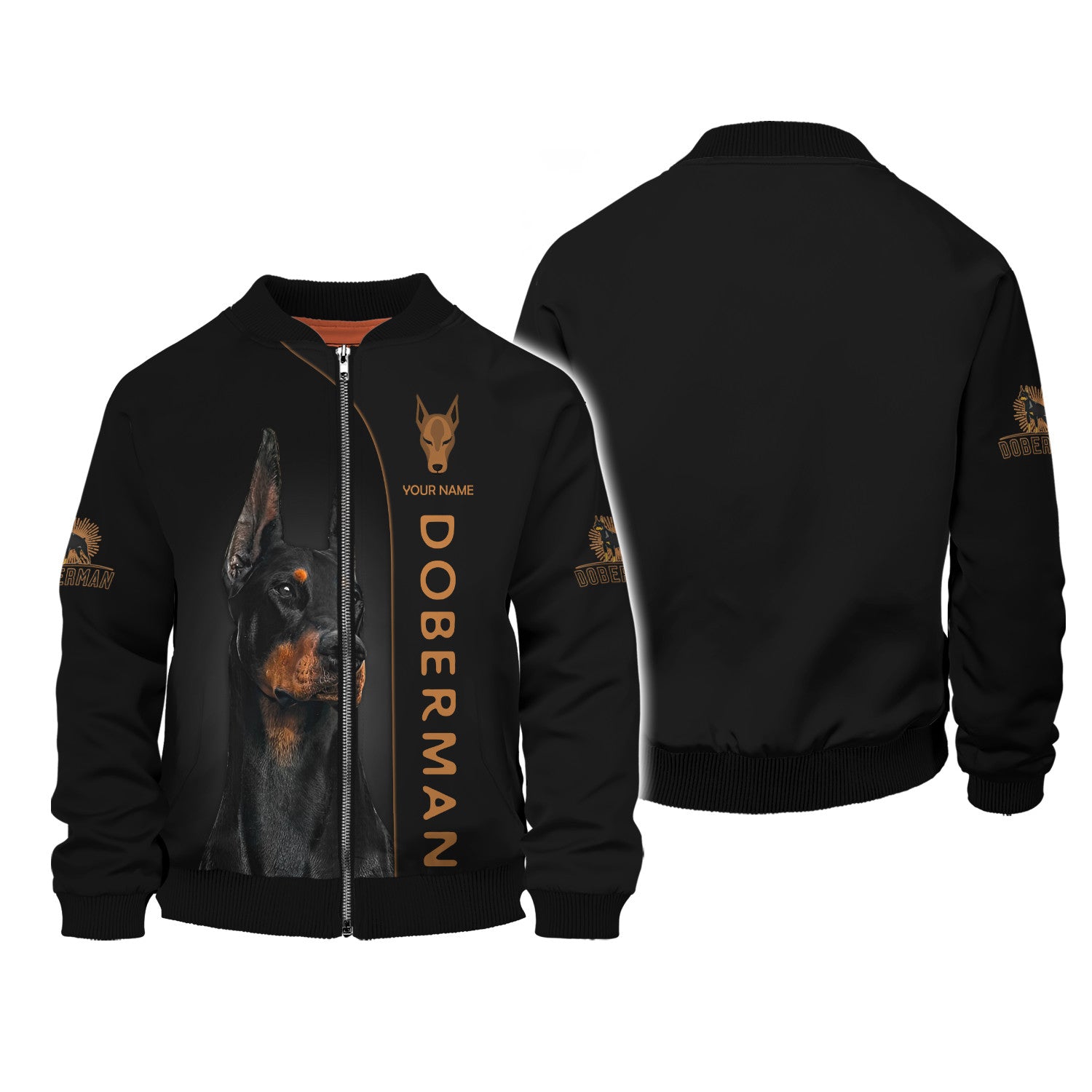 Beautiful Dobermann Personalized Name 3D Shirts Gift For Dobermann Pinscher Lovers