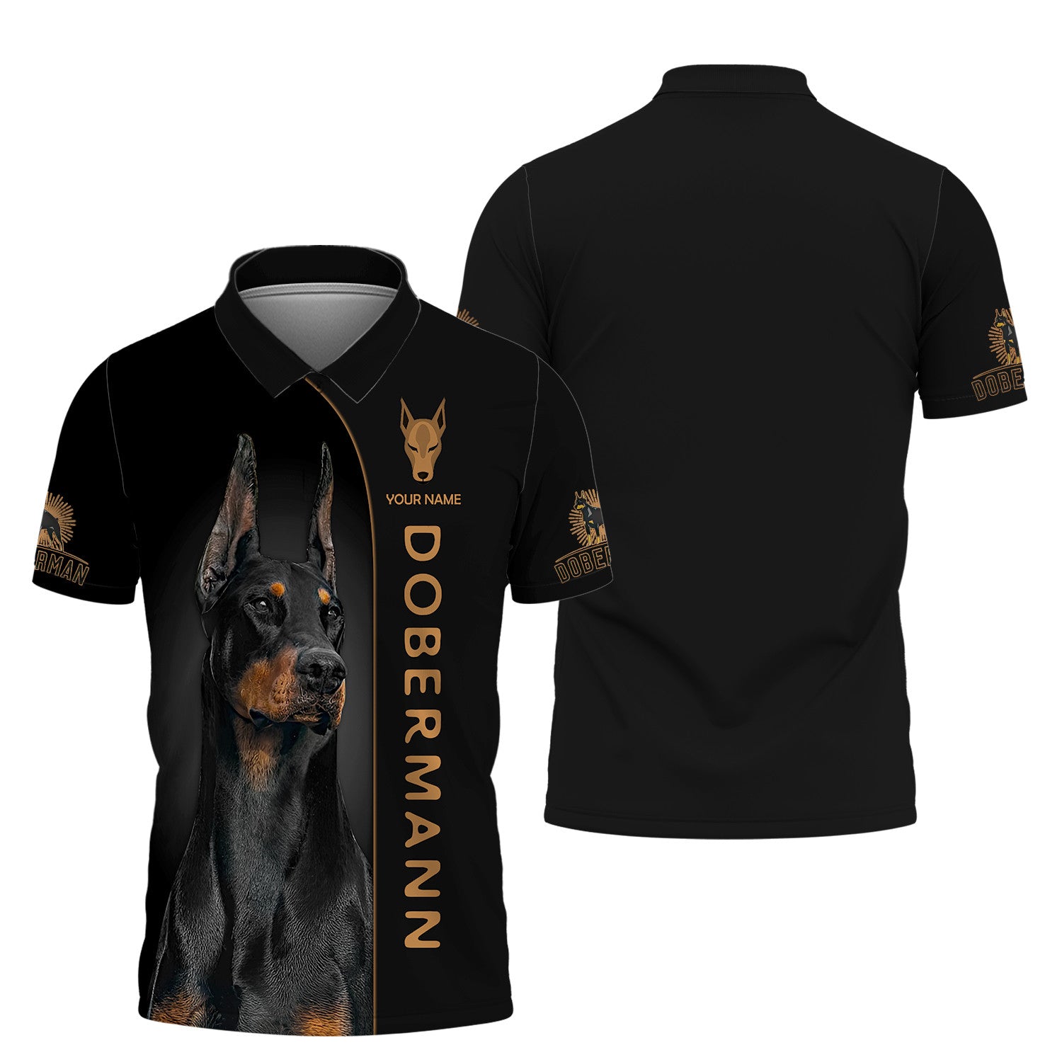 Beautiful Dobermann Personalized Name 3D Shirts Gift For Dobermann Pinscher Lovers