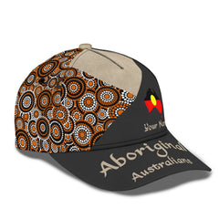 Aboriginal Australians Custom Classic Cap Indigenous Pattern Classic Cap Aboriginal 3D Classic Cap