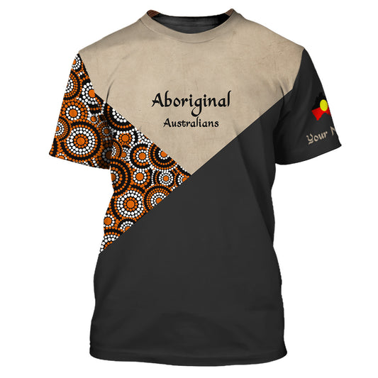 Aboriginal Australians Custom Shirts Indigenous Pattern Tee Shirt Aboriginal 3D Shirt