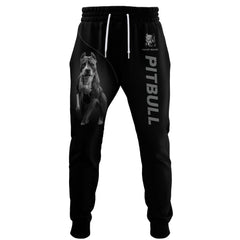 Pitbull Personalized Name 3D Sweatpants Gift For Pitbull Breed Lovers