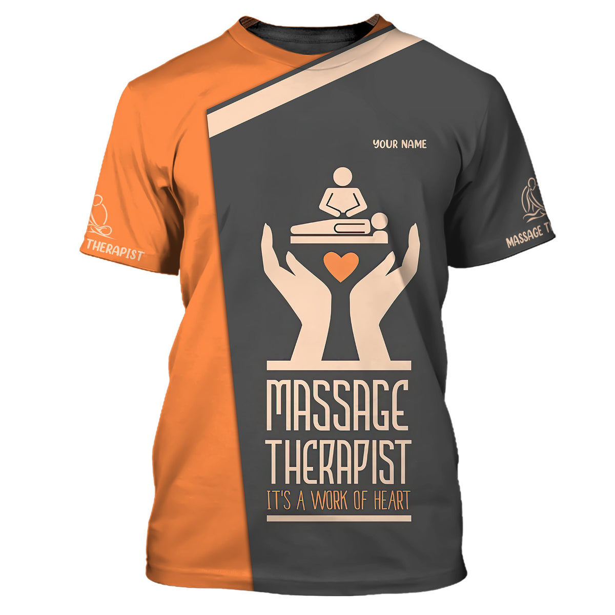 Massage Therapist Custom Name 3D Shirts Personalized Massage Therapist Uniform