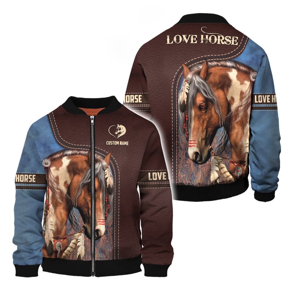 American Paint Horse 3D Personalized Shirt