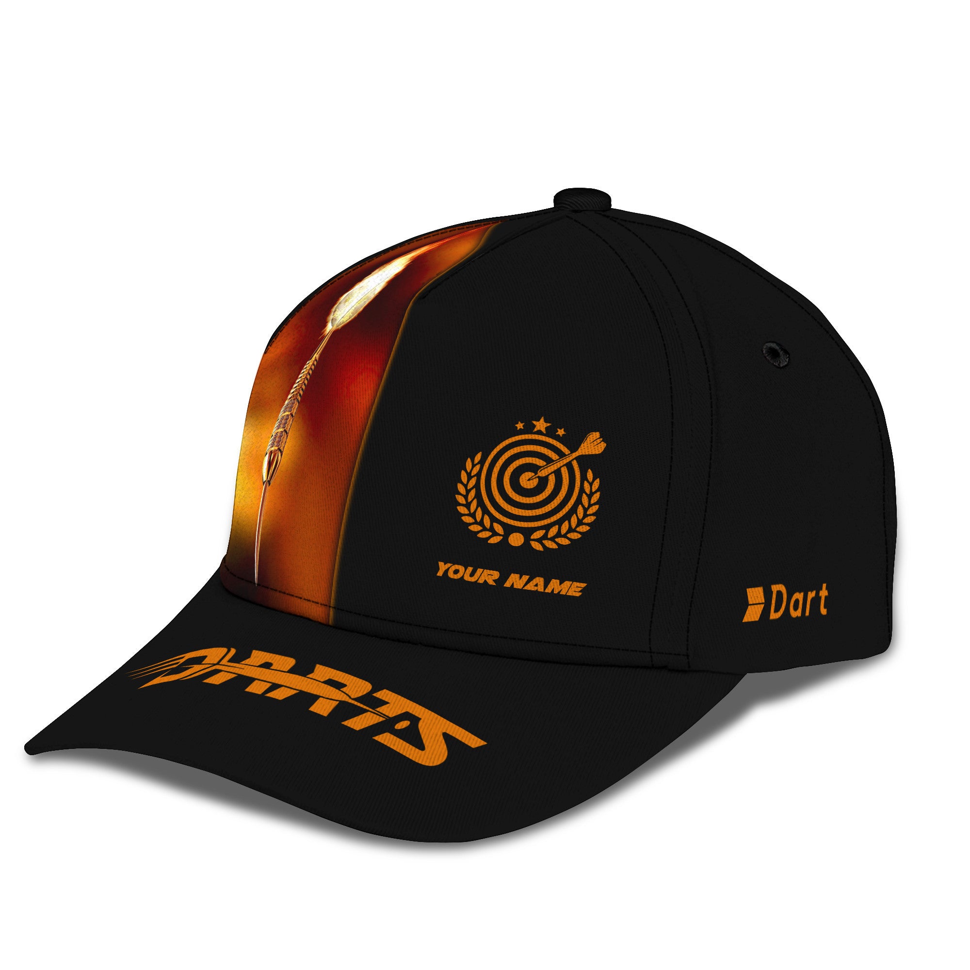 Darts 3D Custom Classic Cap Darts Personalized Name Classic Cap Gift For Darts Lovers