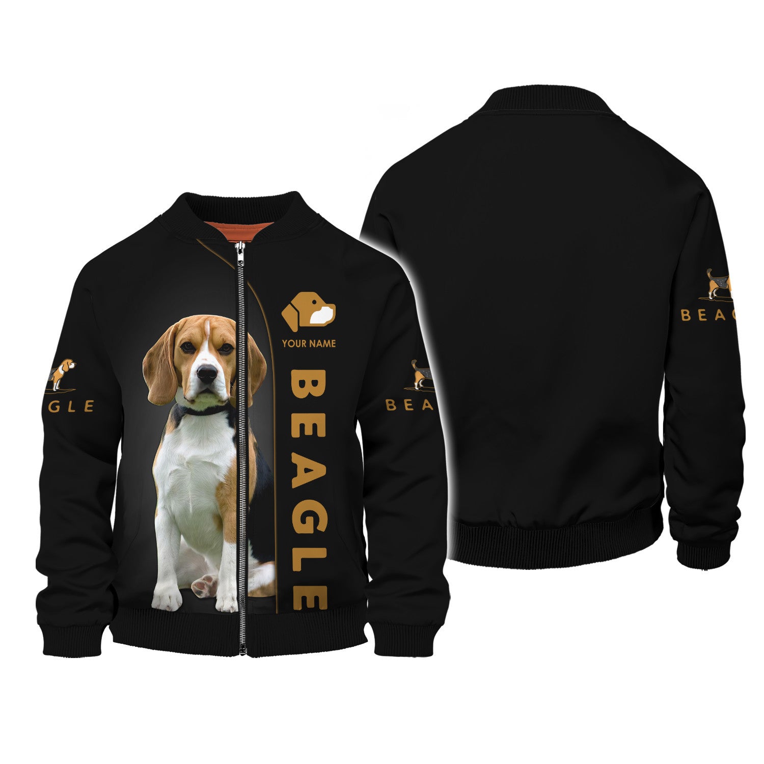 Beagle Personalized Name 3D Shirts Gift For Beagle Lovers