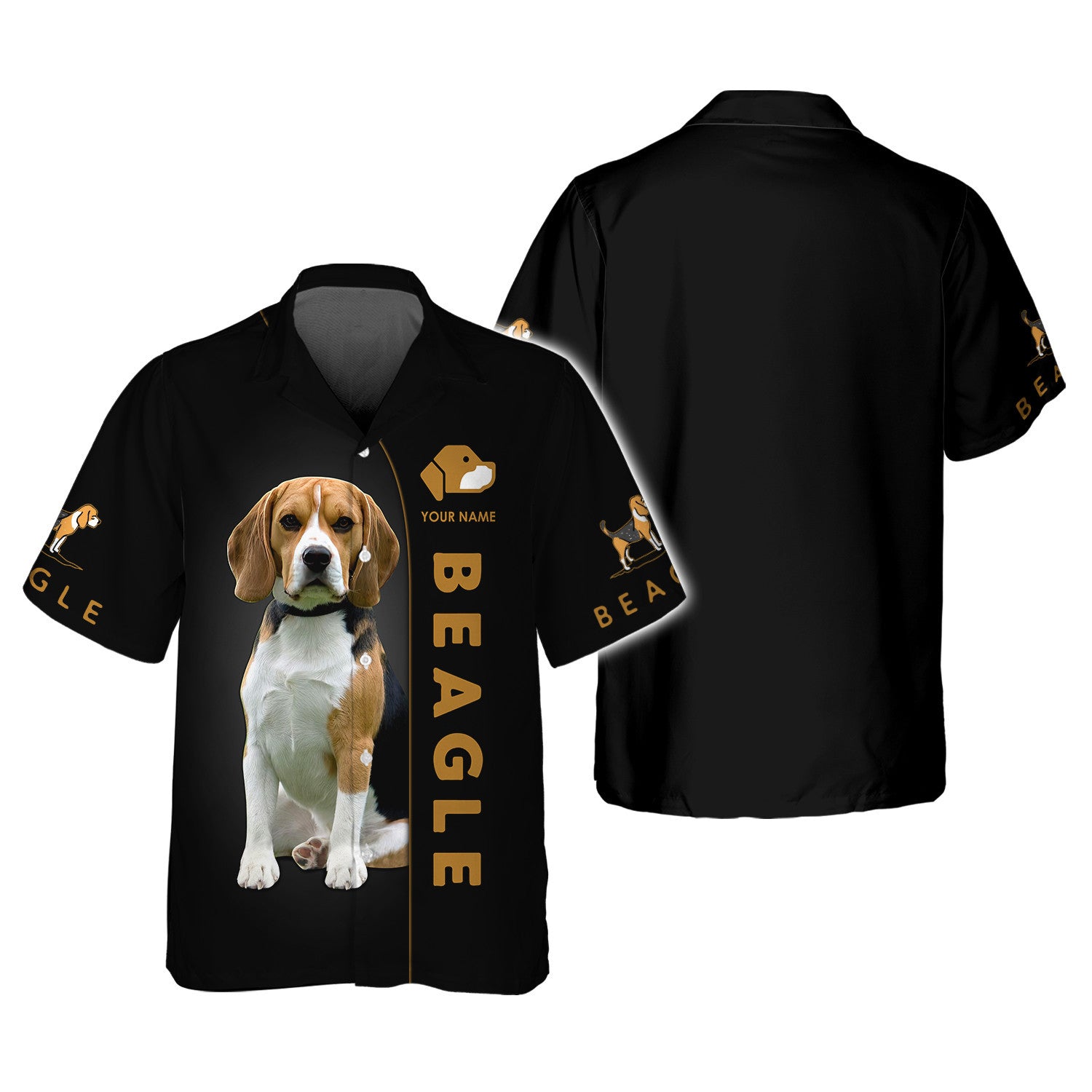 Beagle Personalized Name 3D Shirts Gift For Beagle Lovers