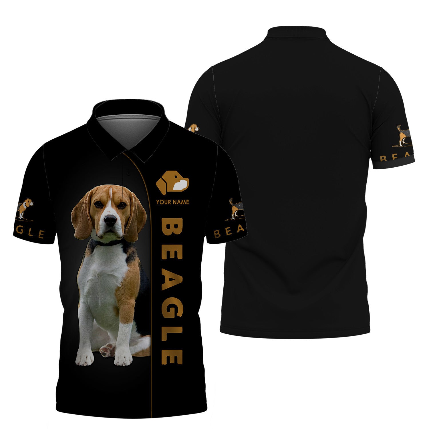 Beagle Personalized Name 3D Shirts Gift For Beagle Lovers