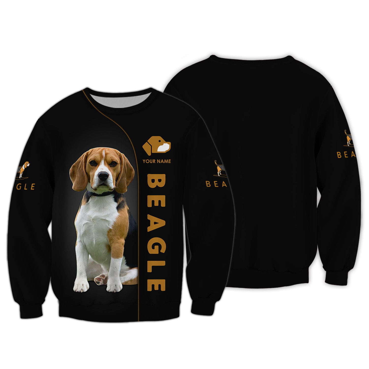 Beagle Personalized Name 3D Shirts Gift For Beagle Lovers