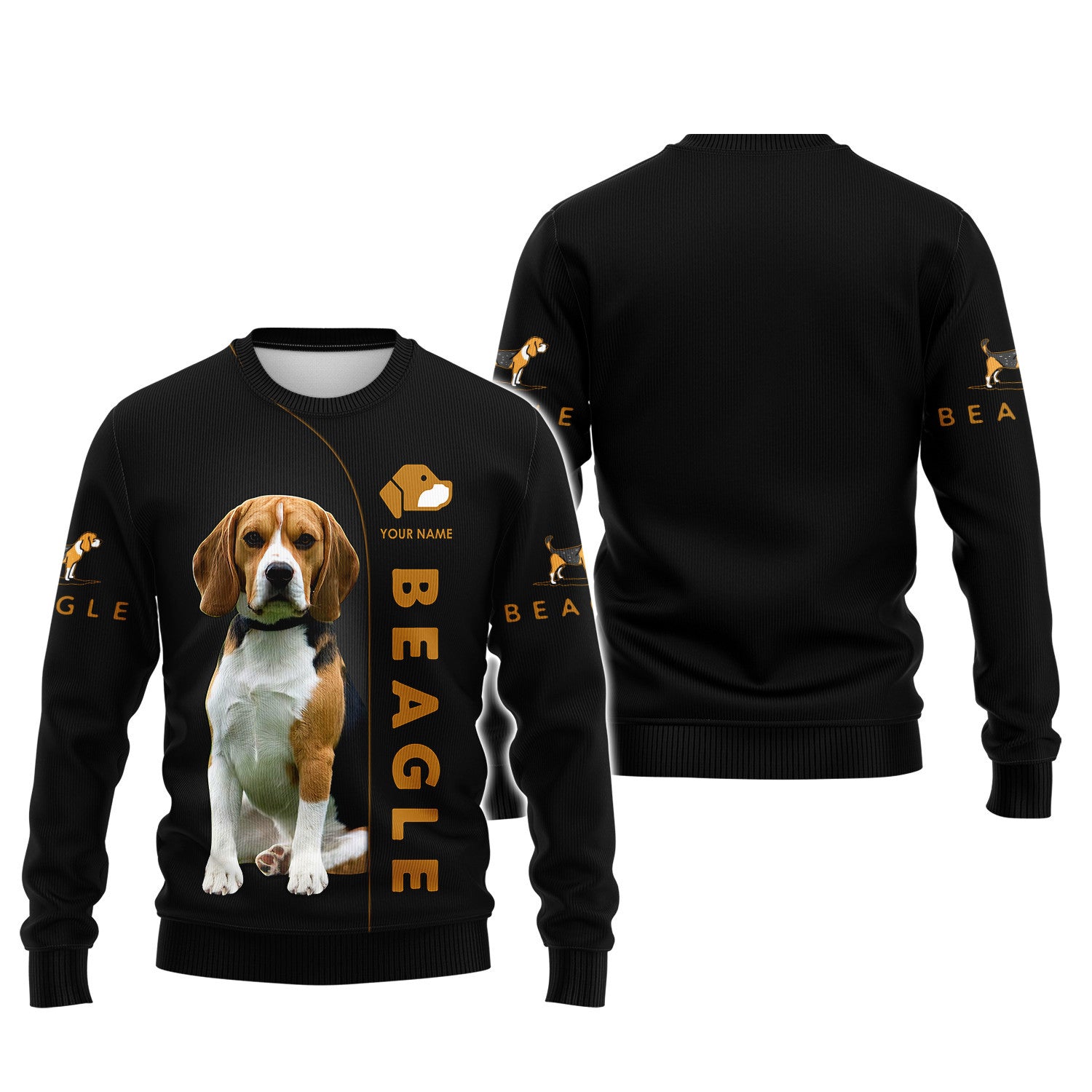 Beagle Personalized Name 3D Shirts Gift For Beagle Lovers