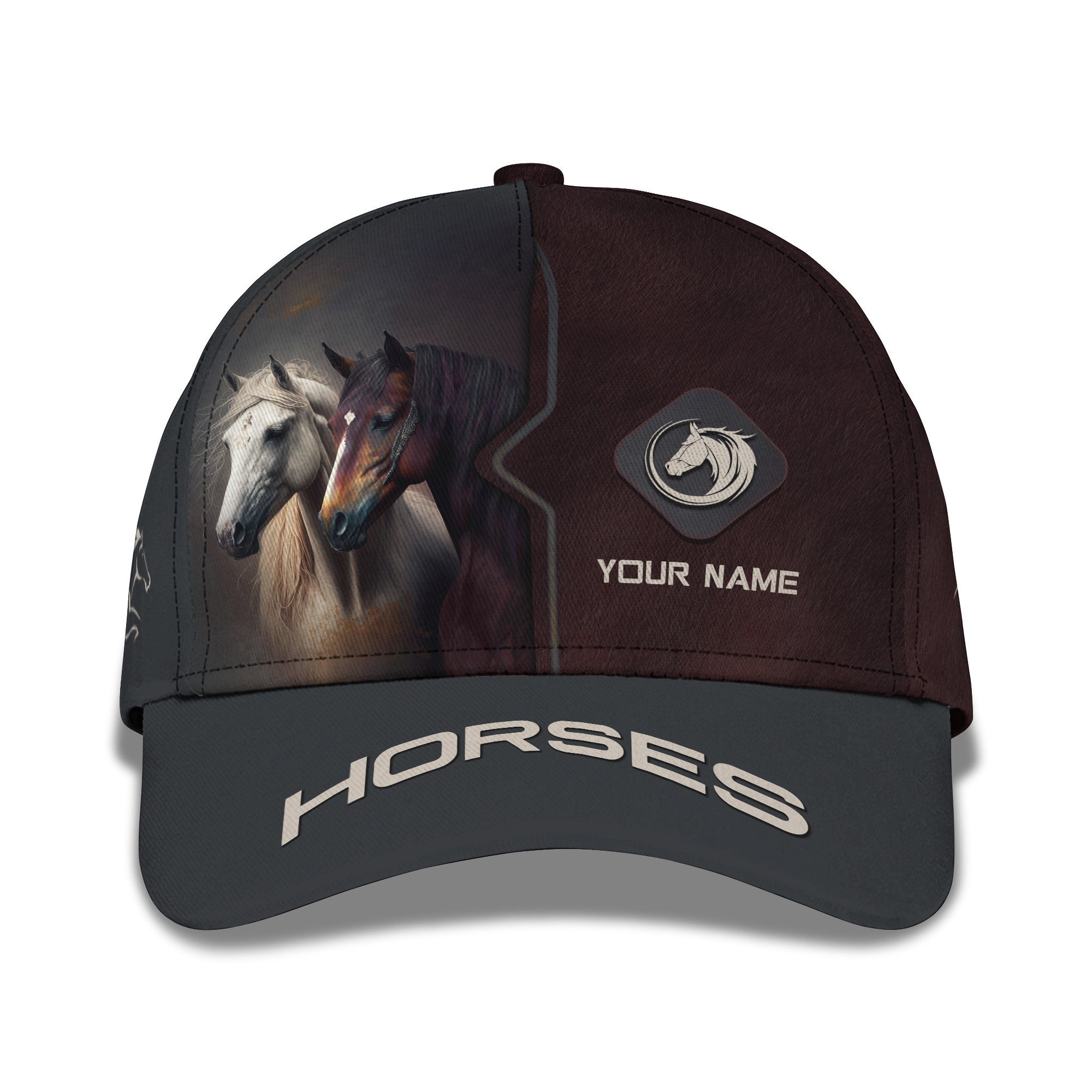 Beautiful Horses Personalized Name 3D T Shirt Gift For Men & Woman