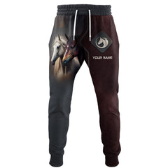 Beautiful Horses Personalized Name 3D Sweatpants Gift For Men & Woman