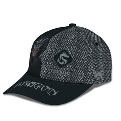 Black Dragon In Clouds Personalized Name 3D Classic Cap