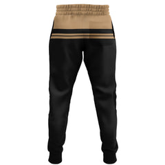 Beautiful Golden Retriever With Flower Personalized Name 3D Sweatpants