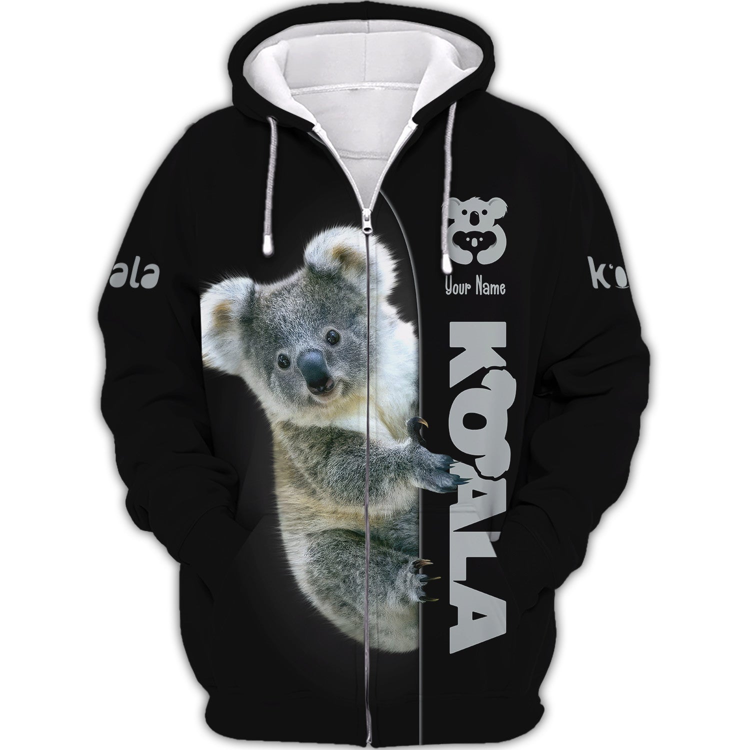 Beautiful Koala Personlized Name 3D Shirt Gift For Koala Lovers