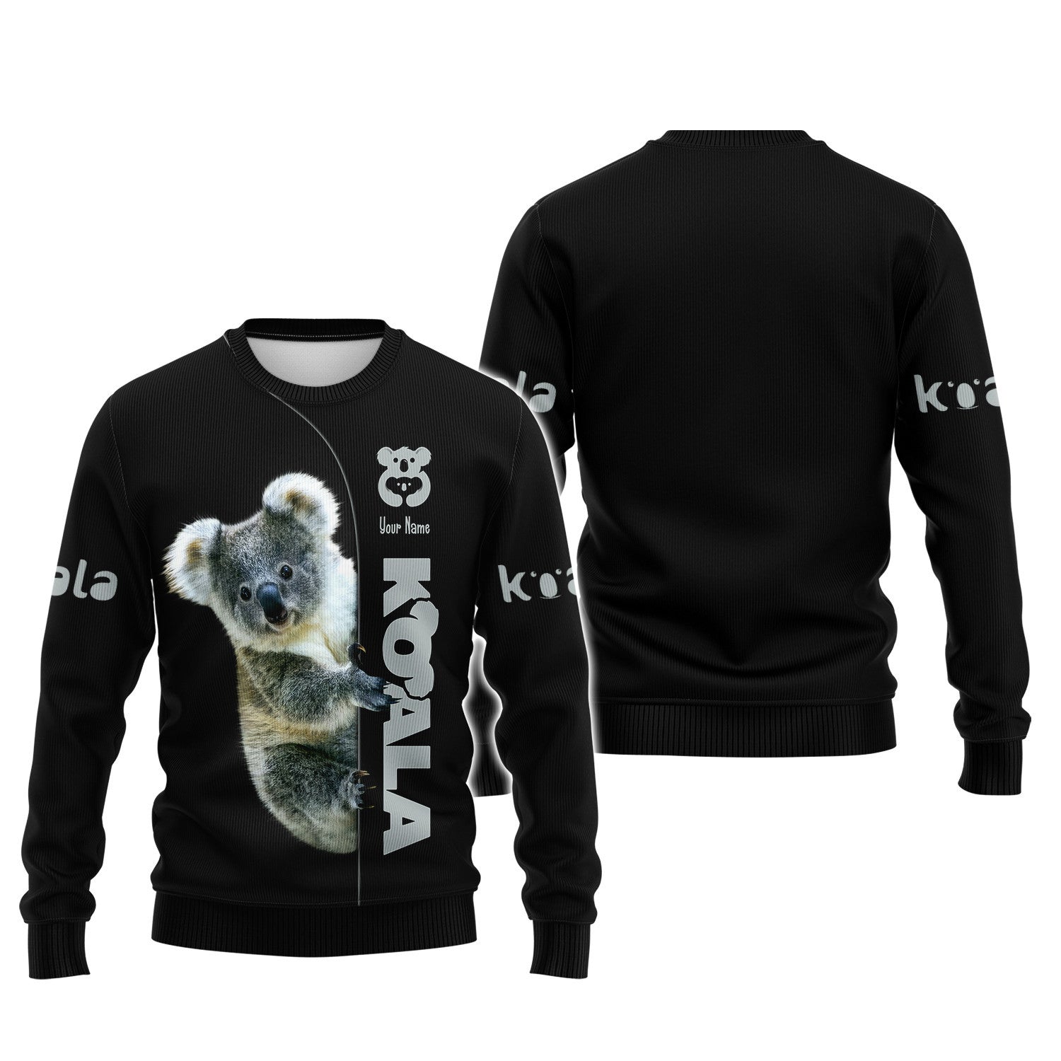 Beautiful Koala Personlized Name 3D Shirt Gift For Koala Lovers