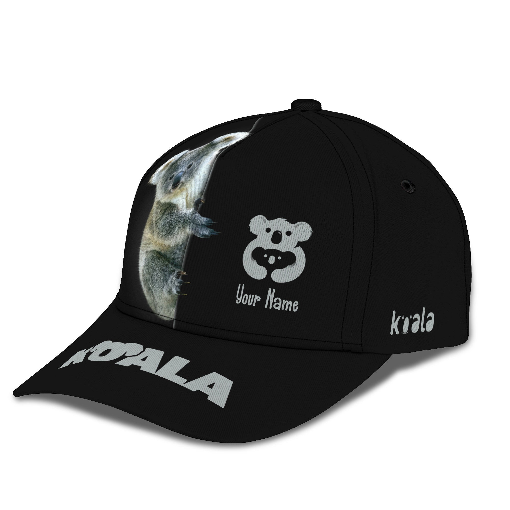 Beautiful Koala Personlized Name 3D Classic Cap Gift For Koala Lovers