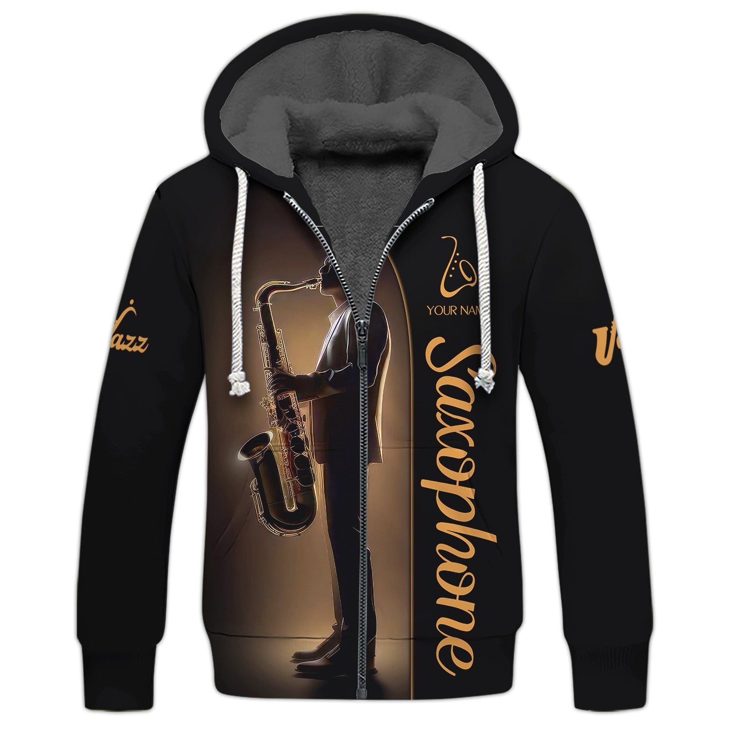 A Man Playing A Saxophone Custom Name 3D Shirt Gift For Saxophone Lovers