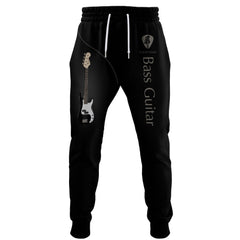 Bass Guitar Personalized Name 3D Sweatpants Gift For Guitar Lovers