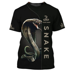 Custom Name Snake Shirts Gift For Men & Woman Love Snake