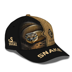 Snake Personalized Name 3D Classic Cap Gift For Snake Lovers