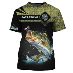 Bass Fishing Custom Name 3D Shirt Gift For Fishing Lovers