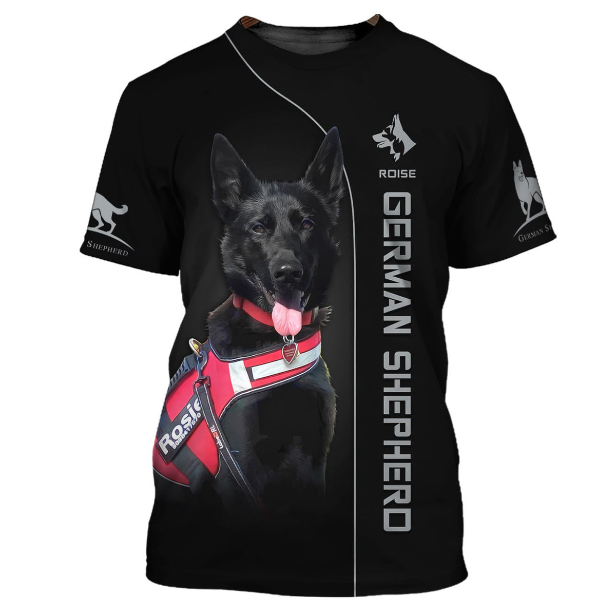 Love German Shepherd Shirt Rosie German Shepherd 3D Shirt