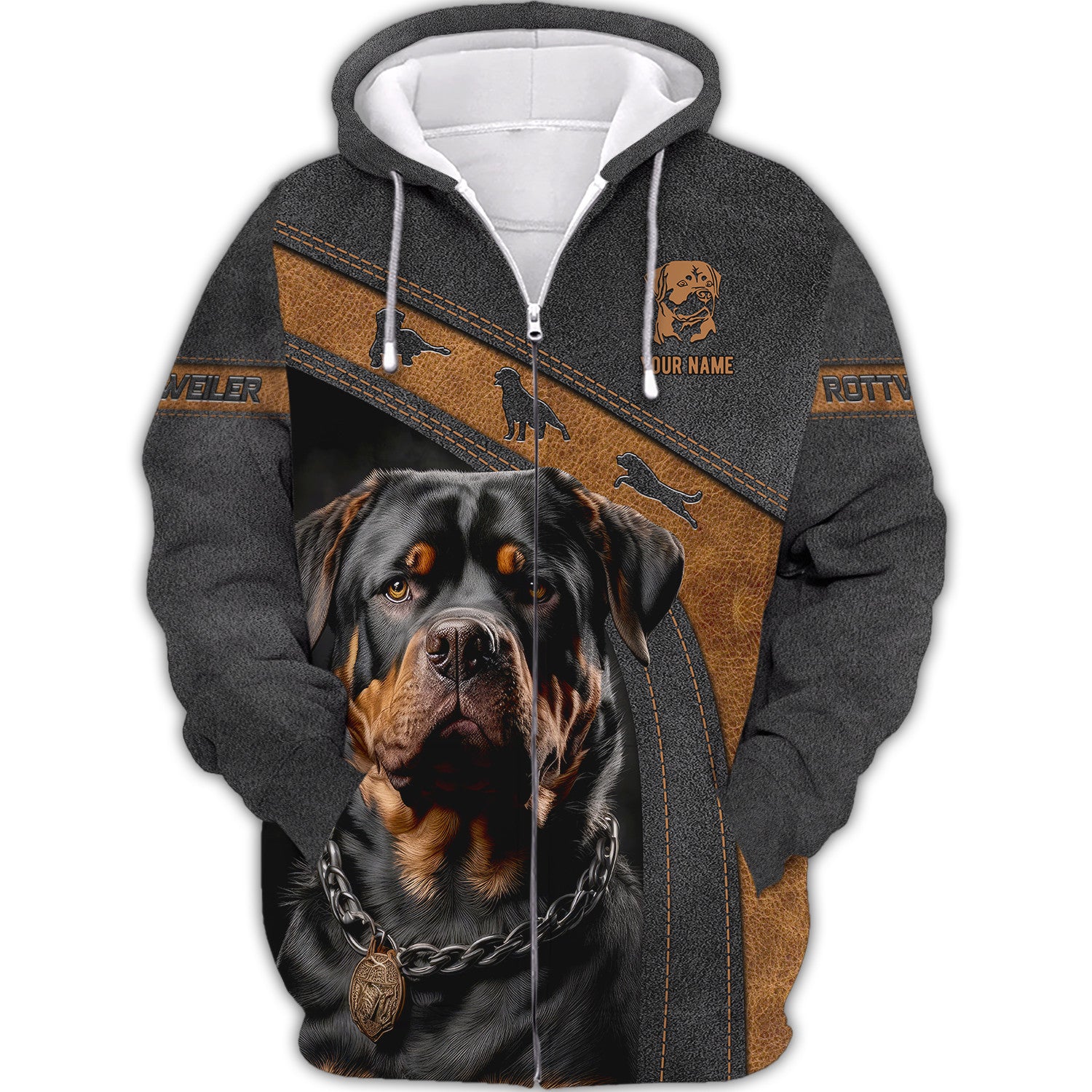 Custom Name Rottweiler 3D Shirt Gift For Rottweiler Lovers