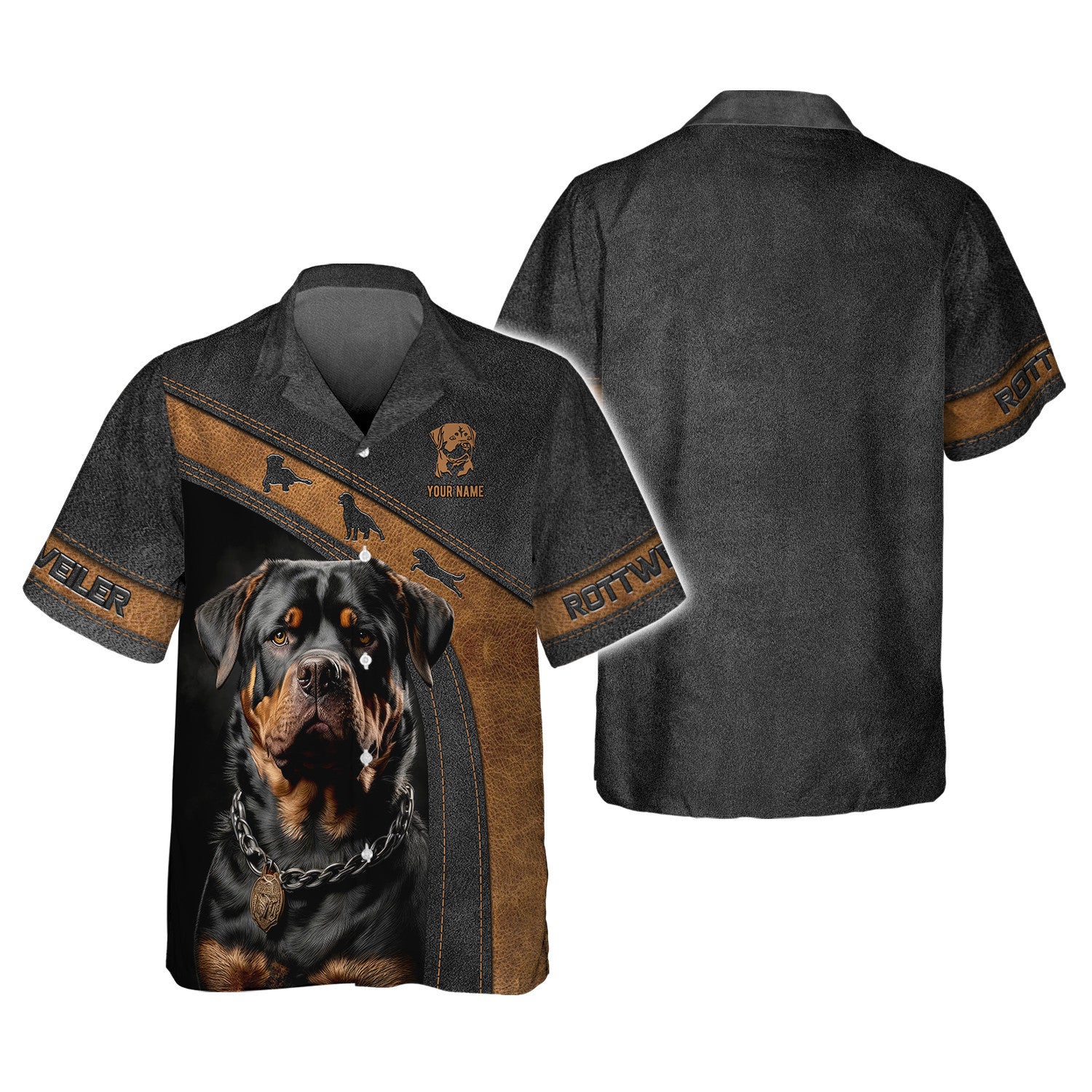 Custom Name Rottweiler 3D Shirt Gift For Rottweiler Lovers