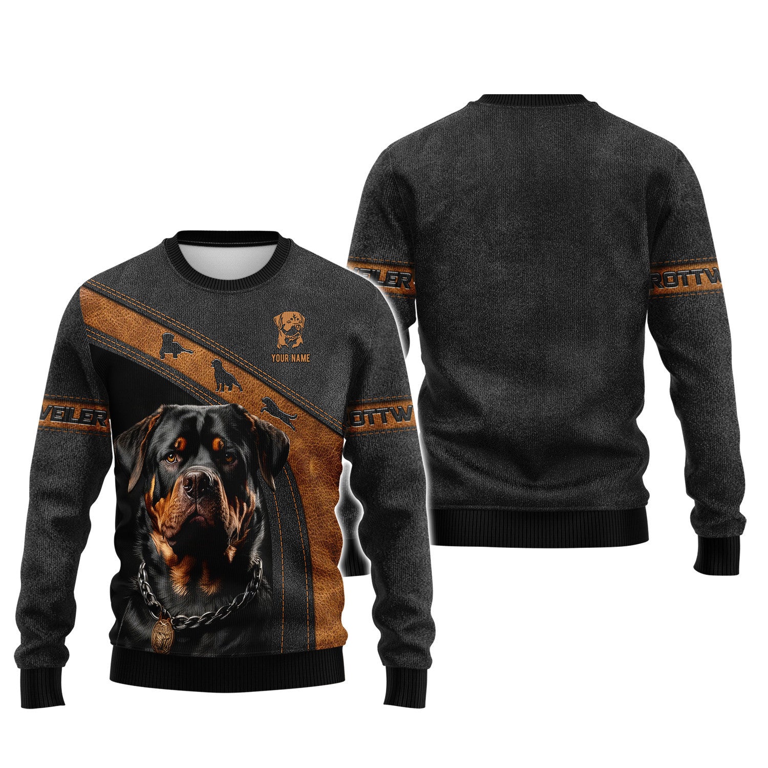 Custom Name Rottweiler 3D Shirt Gift For Rottweiler Lovers