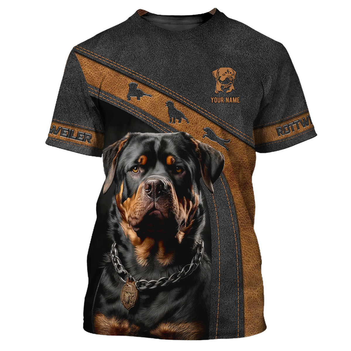 Custom Name Rottweiler 3D Shirt Gift For Rottweiler Lovers