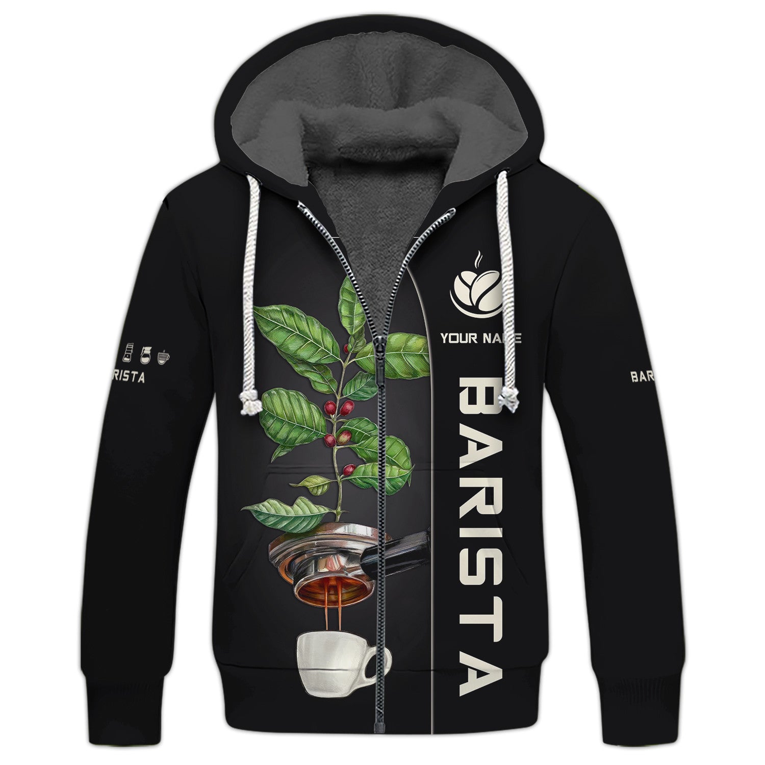 Barista Custom Name 3D Shirt Personalized Gift For Baristas