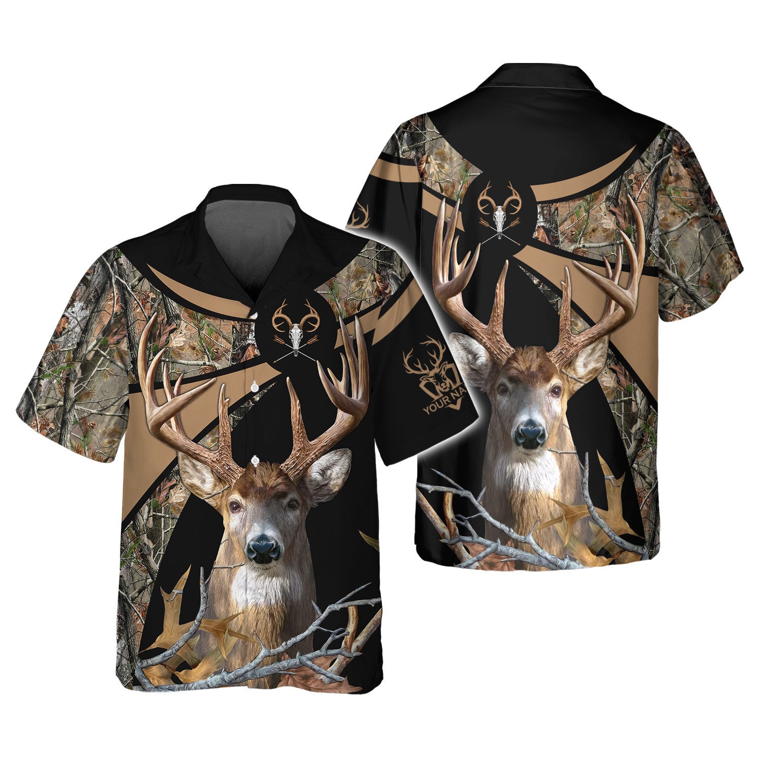 Personalized Name Deer Hunting 3D Shirt Gift For Men And Woman