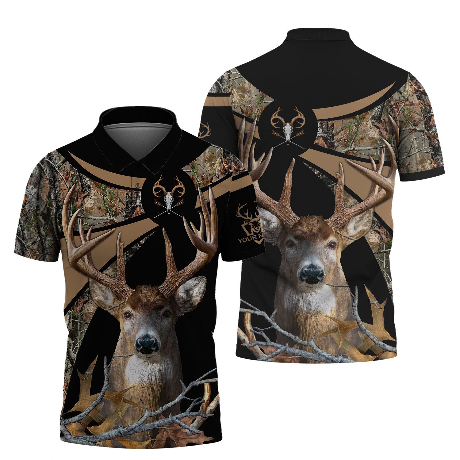 Personalized Name Deer Hunting 3D Shirt Gift For Men And Woman