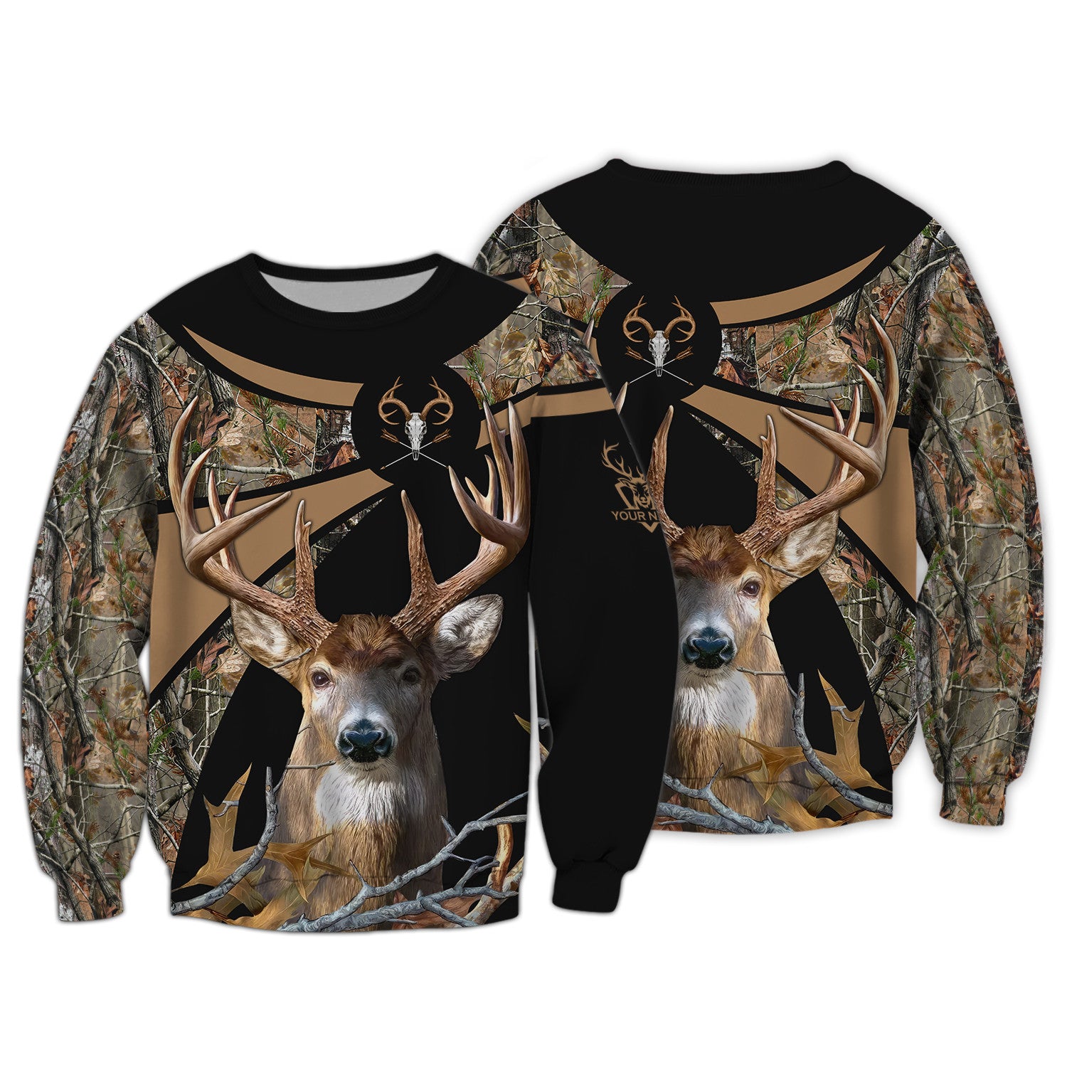 Personalized Name Deer Hunting 3D Shirt Gift For Men And Woman