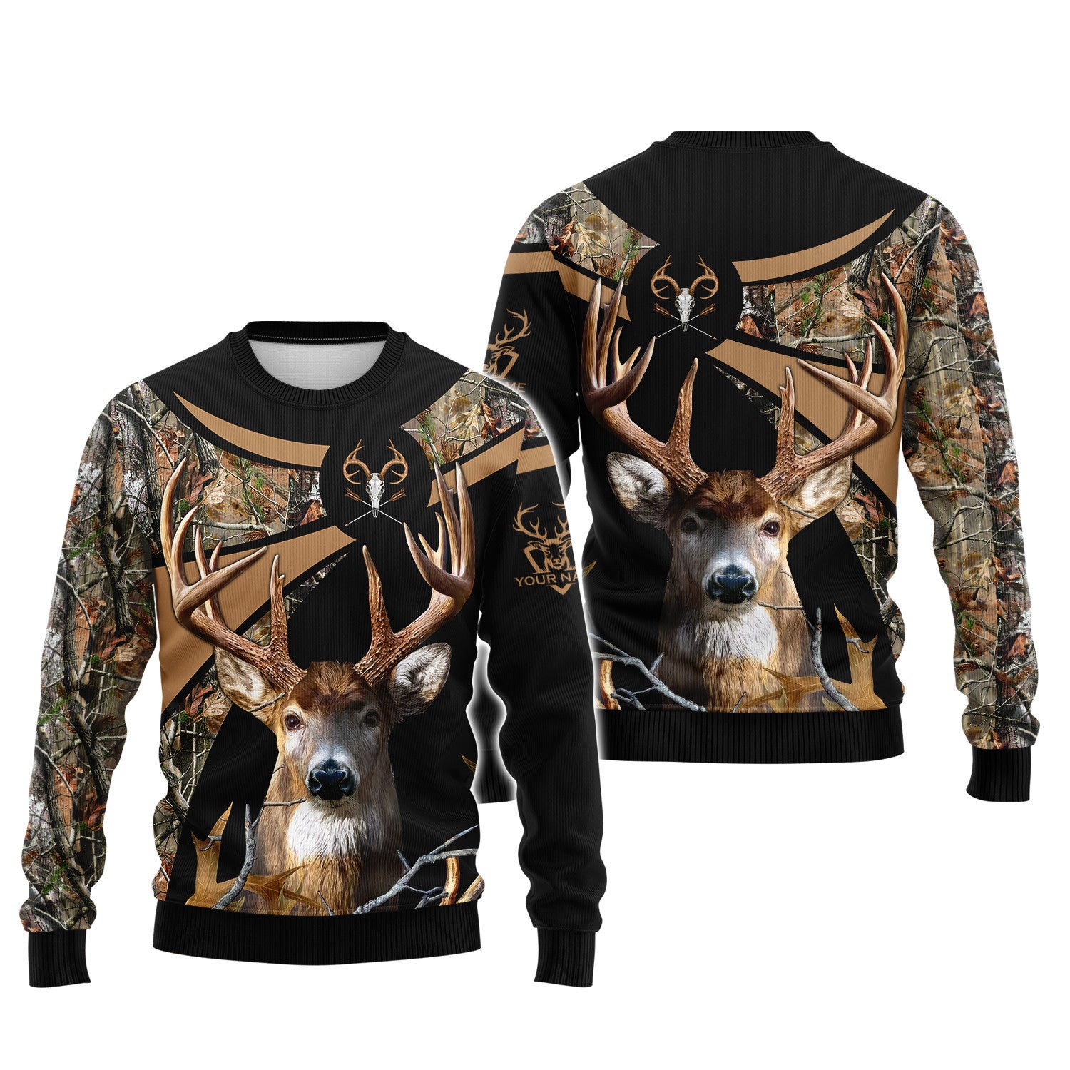 Personalized Name Deer Hunting 3D Shirt Gift For Men And Woman