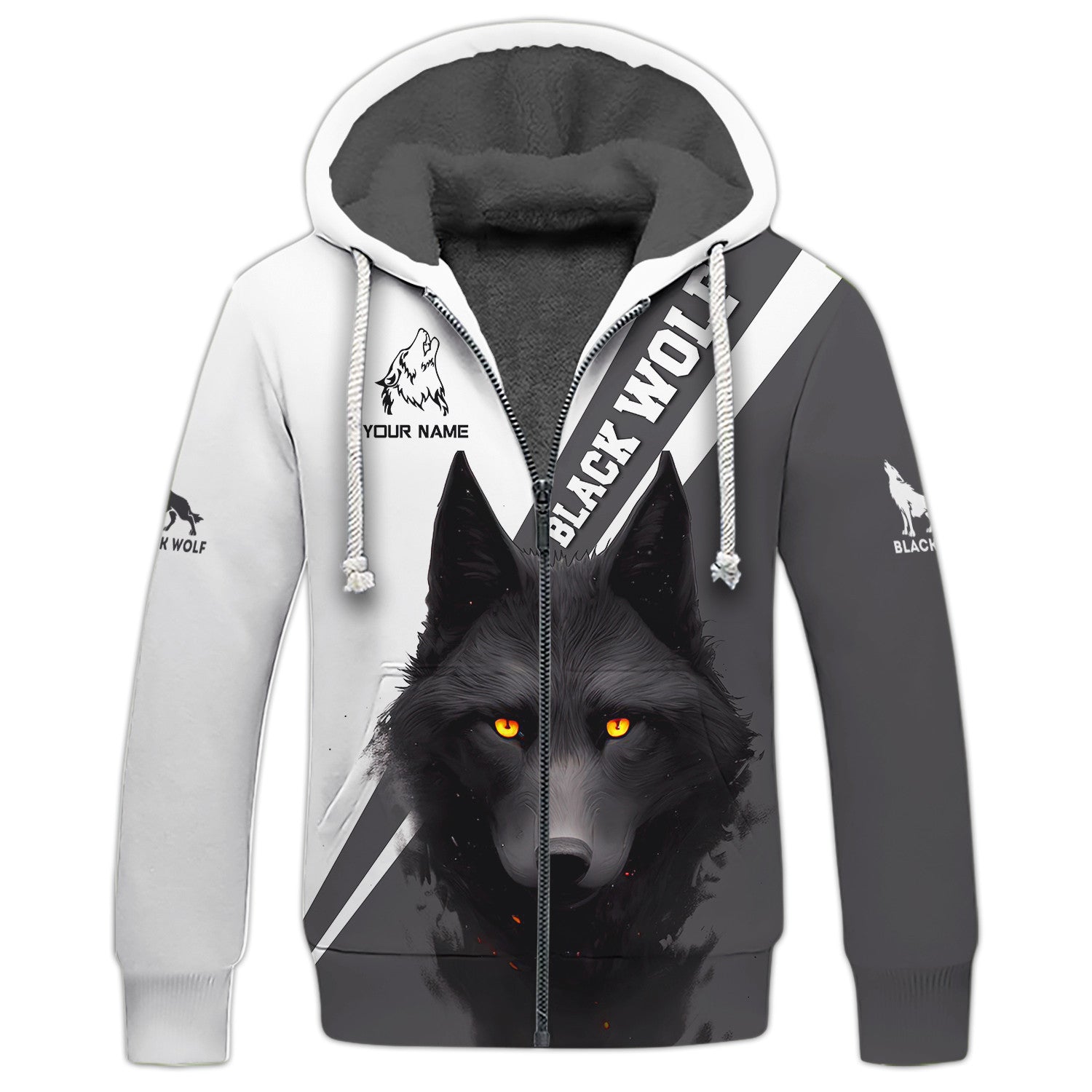 Alpha Wolf Custom Name 3D Shirt Gift For Wolf Lovers