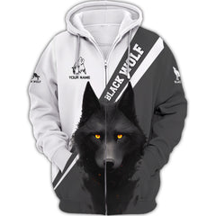 Alpha Wolf Custom Name 3D Shirt Gift For Wolf Lovers