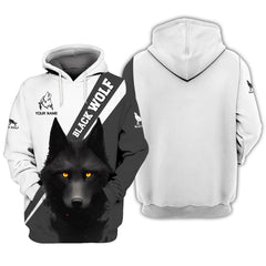 Alpha Wolf Custom Name 3D Shirt Gift For Wolf Lovers