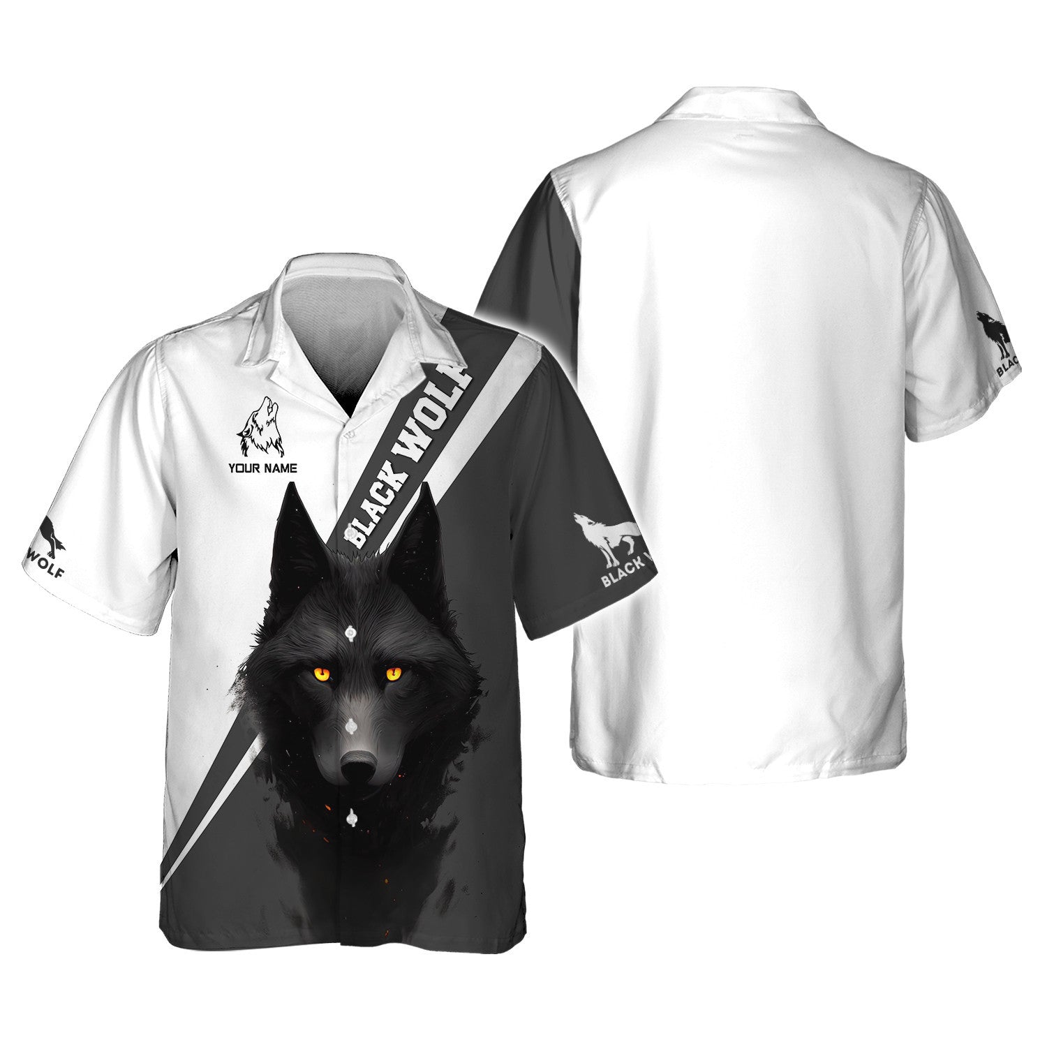 Alpha Wolf Custom Name 3D Shirt Gift For Wolf Lovers