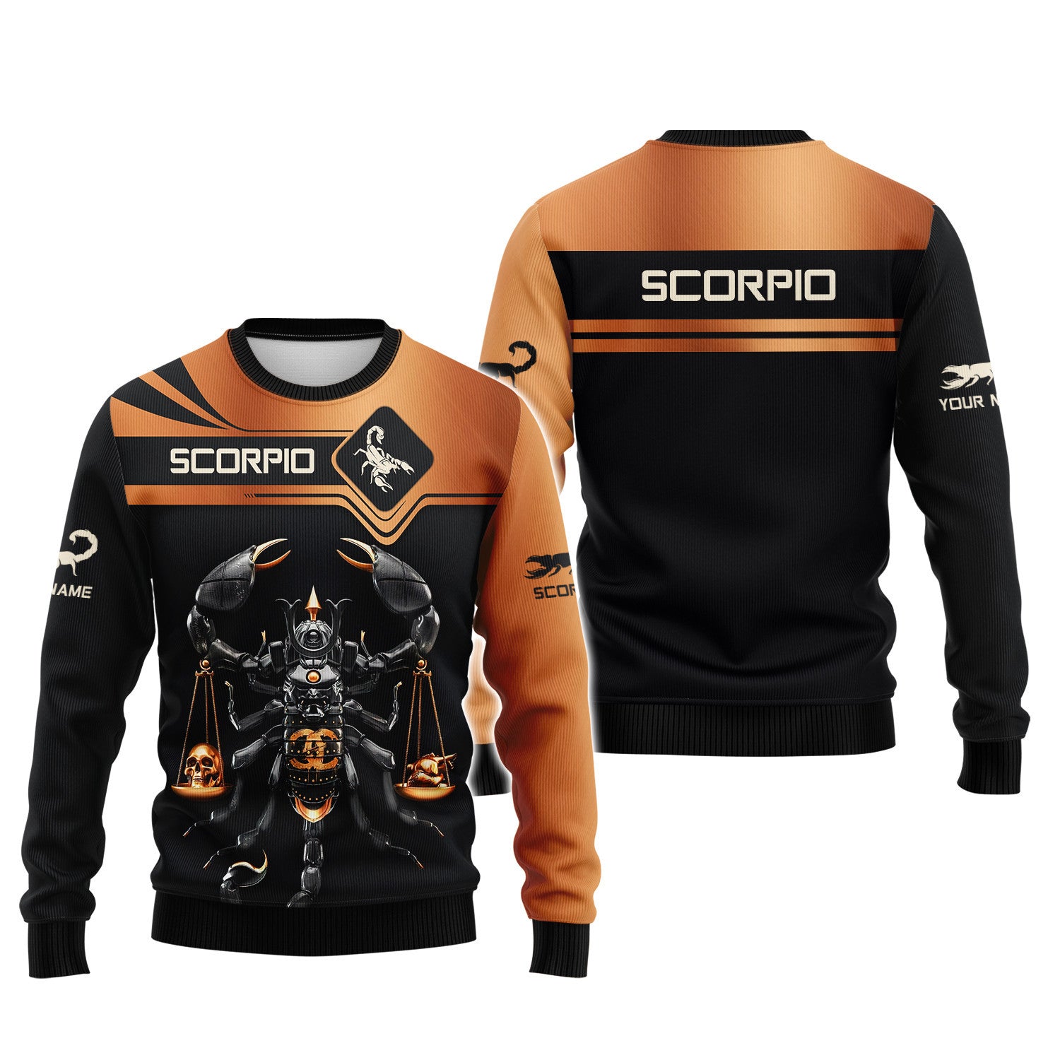 Scorpion Custom Name 3D Shirt Personalized Gift For Scorpio Lovers