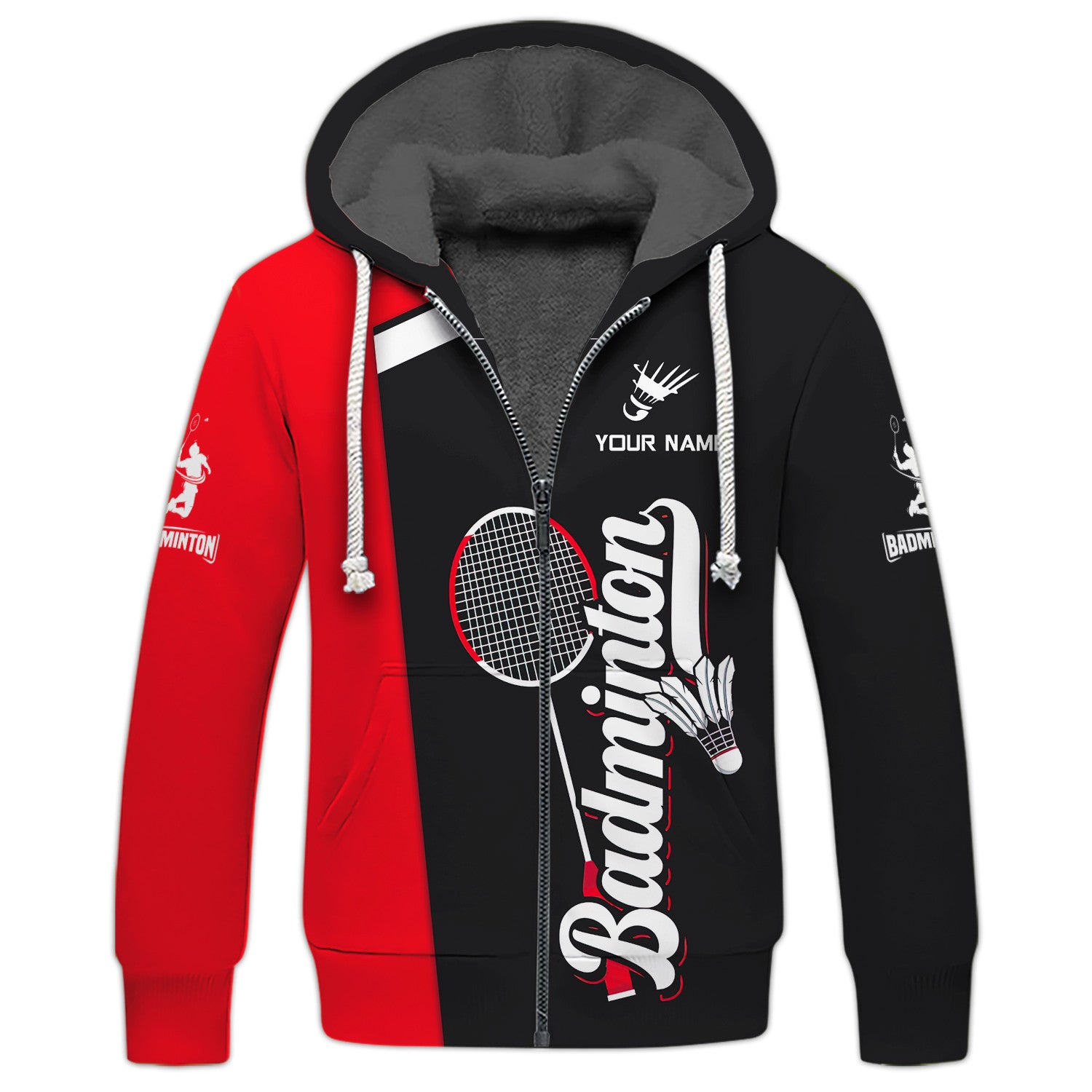 Badminton Personalized Name 3D Shirt Gift For Badminton Lovers