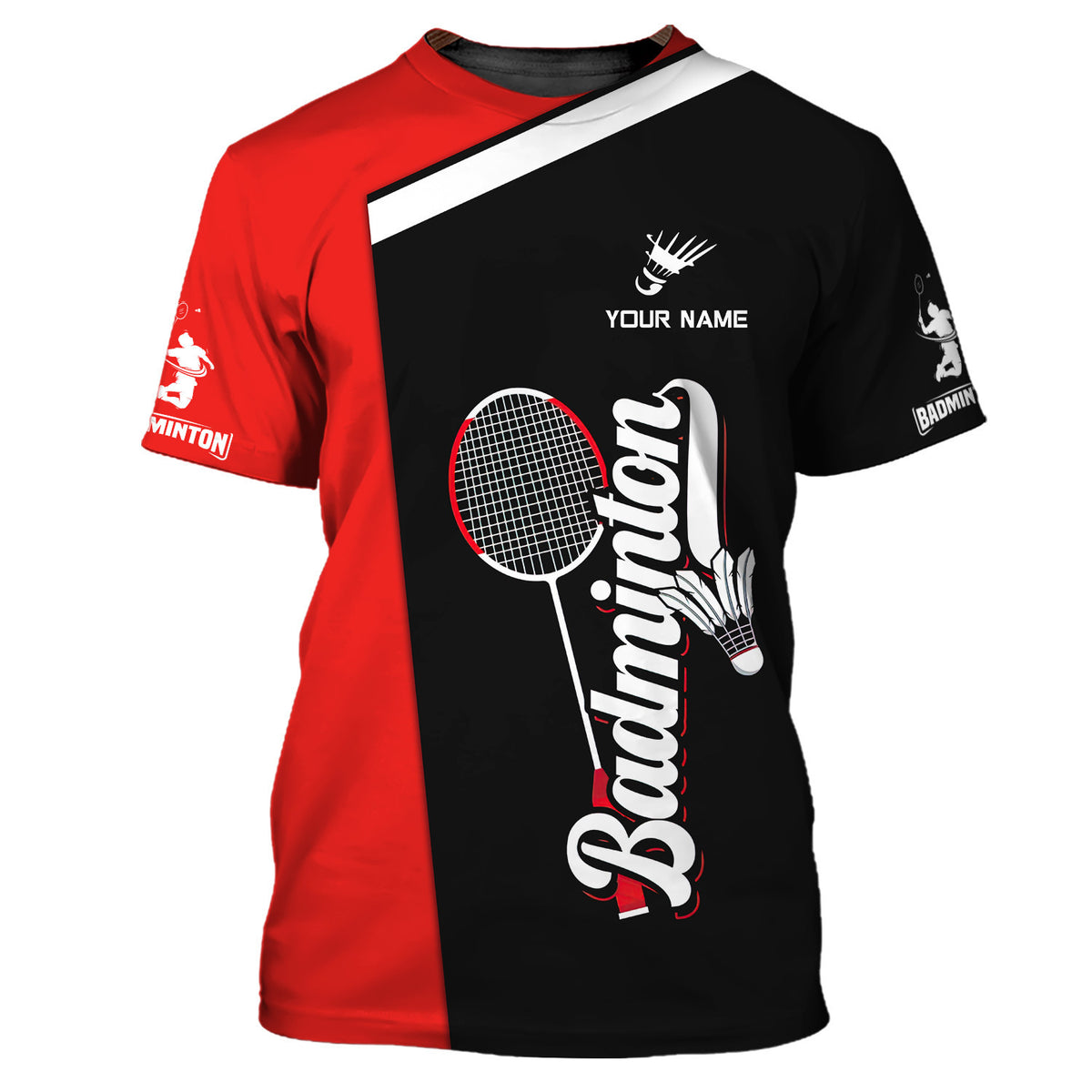 Badminton Personalized Name 3D Shirt Gift For Badminton Lovers