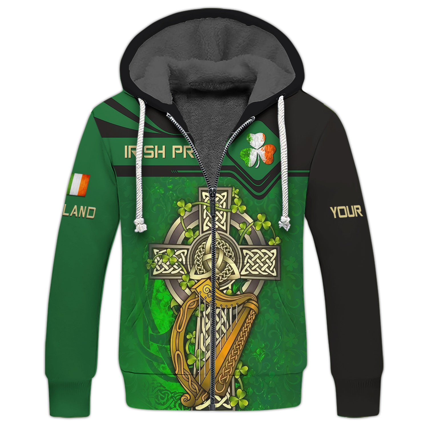 Irish Pride Personalized Name 3D Shirt Irish Celtic Gift For Ireland Lovers