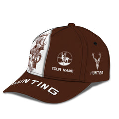 Hunting 3D Classic Cap Personalized Name Gift For Hunting Lovers