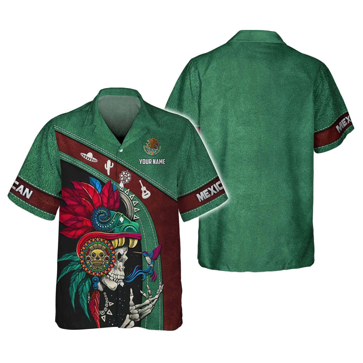 Custom Name Mexico 3D Shirt Mexican Gift For Mexico Lovers